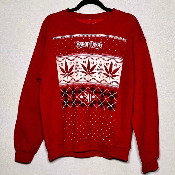 Snoop Dogg Official Christmas Sweater Size Medium - Picture 1 of 7